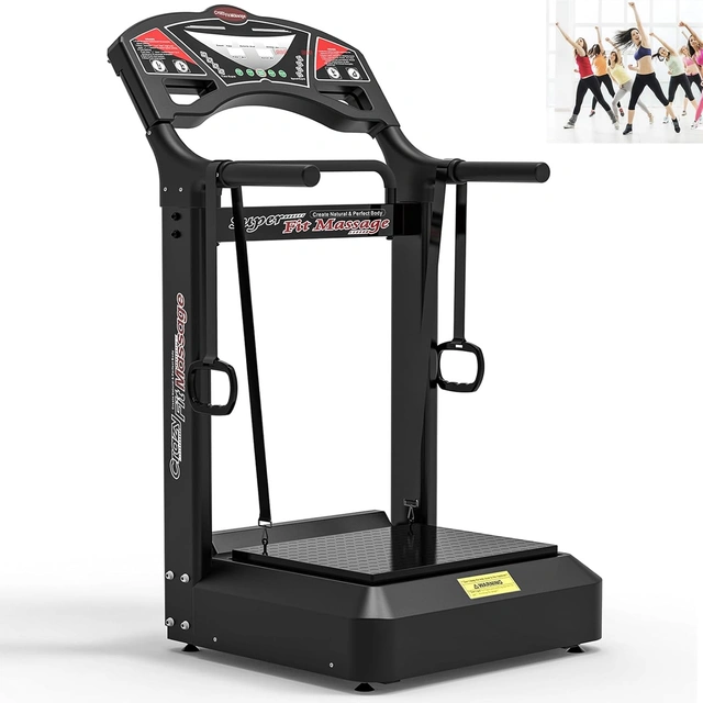 Click to view ## HNLIY Vibration Platform Workout Machine, Heavy Duty Recovery Vibration Plate (Black)