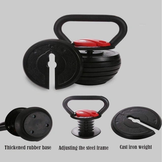 Click to view AGYH Kettlebells Fitness Kettlebell Adjustable Weight 10lb-40lb for Core and Strength Training