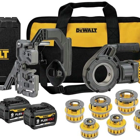Click to view DeWalt Flexvolt 60V Max Pipe Threader Kit with Die Heads