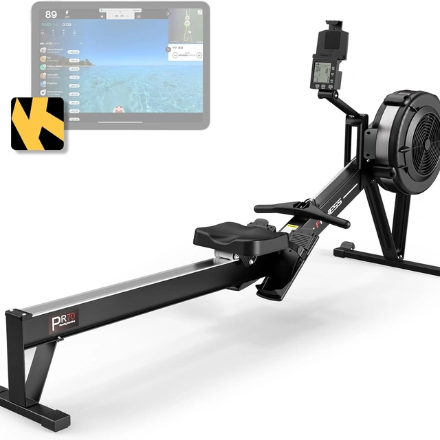 Click to view PASYOU Air Rowing Machine for Home with 10-Level Resistance and Bluetooth Monitor