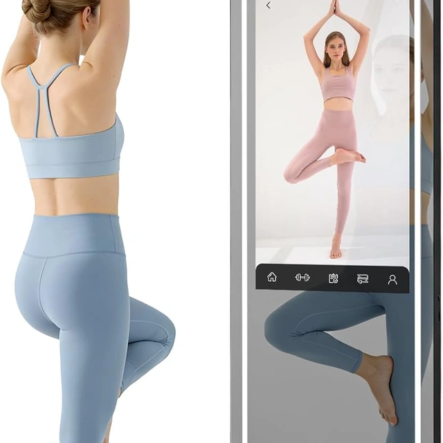 Click to view LumaVue Smart Fitness Mirror 32 Inch Touchscreen Workout Monitor with HD Mirror