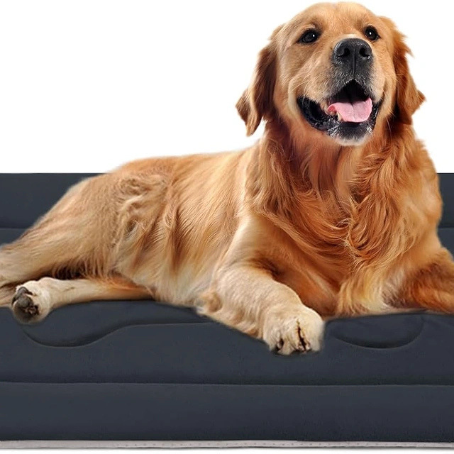 Click to view JoicyCo Large Dog Bed, 42-Inch Washable Crate Pad Mat