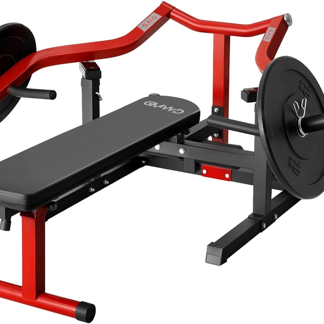 Click to view GMWD Chest Press Machine 1250LBS Bench Press with Adjustable Incline for Home Gym