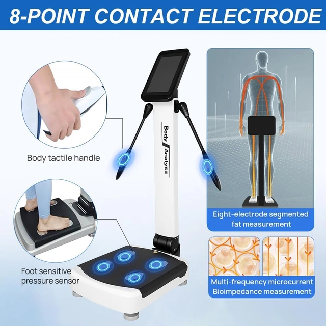 Click to view Labfeng US Body Fat Analyzer with 32-Body Composition and 10-Inch HD Screen