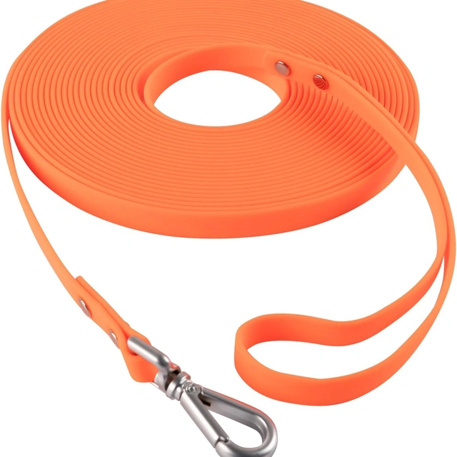 Click to view ## AUMAILI Waterproof Dog Training Long Leash (Orange, 10 ft)