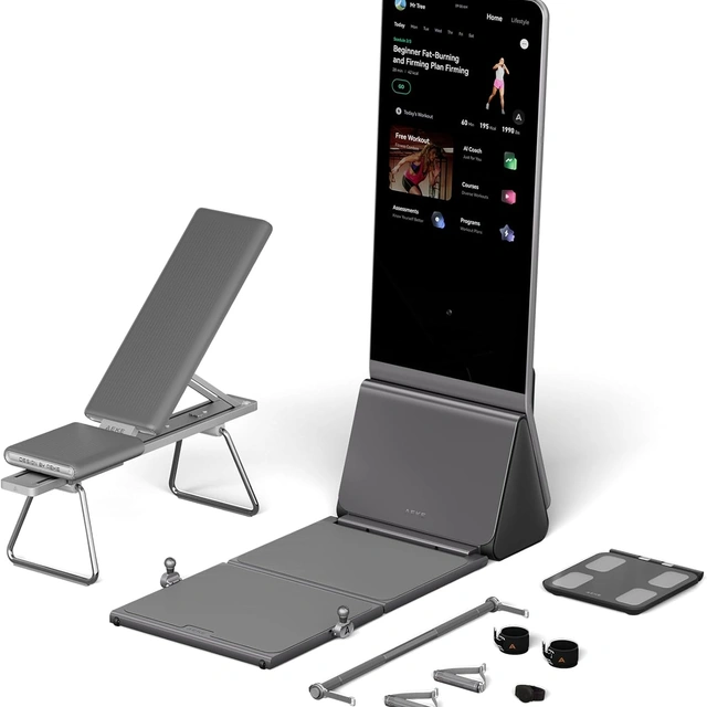 Click to view AEKE Smart Home Gym System Fitness Mirror K1: AI-Powered All-in-One Fitness Machine