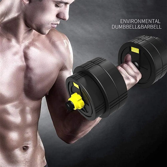 Click to view Gym Bench 20Kg Fitness Dumbbell Set with Adjustable Weight and Non-Slip Grip
