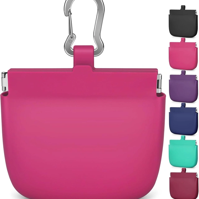 Click to view RBibei 1-Cup Silicone Dog Training Treat Pouch for Leash or Belt Loop