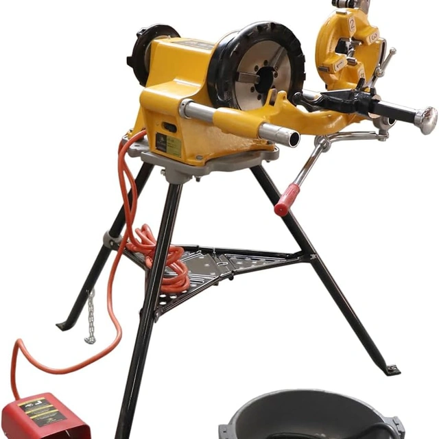 Click to view Steel Dragon Tools 300 Pipe Threading Machine with 811A Die Head and Stand