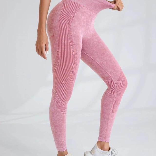 Click to view Hhhchpm Scrunch Butt Lifting Leggings for Women Seamless High Waist Tummy Control Yoga Pants