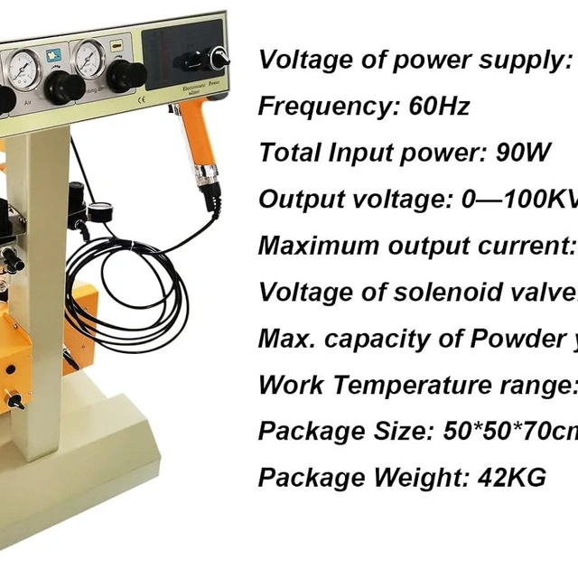 Click to view WYDDDARY Vibrating Powder Coating Machine 90W Electrostatic Sprayer