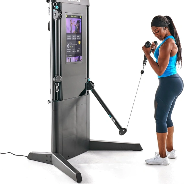 Click to view Echelon Strength Pro Commercial Grade Smart Wall-Mounted Trainer with 24” HD Touchscreen