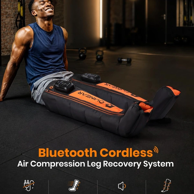 Click to view ## QUINEAR Cordless Leg Compression Recovery System, Large for Athletes
