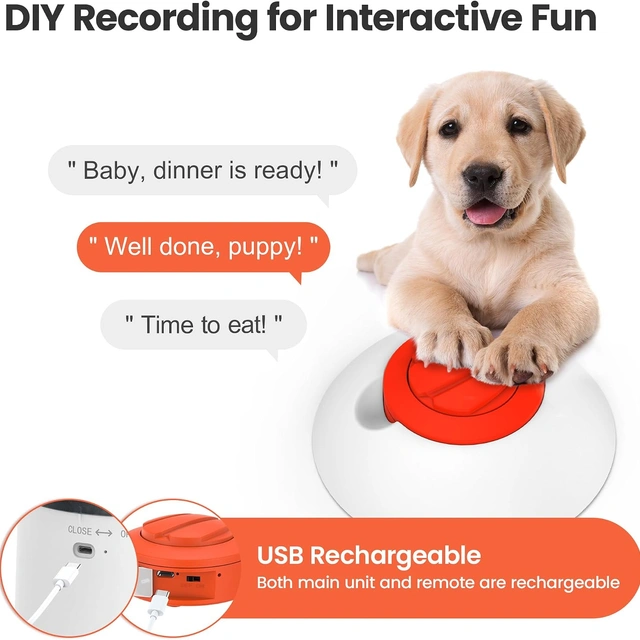 Click to view Potaroma Dog Puzzle Feeder Toy Interactive IQ Training Electronic Treat Dispenser