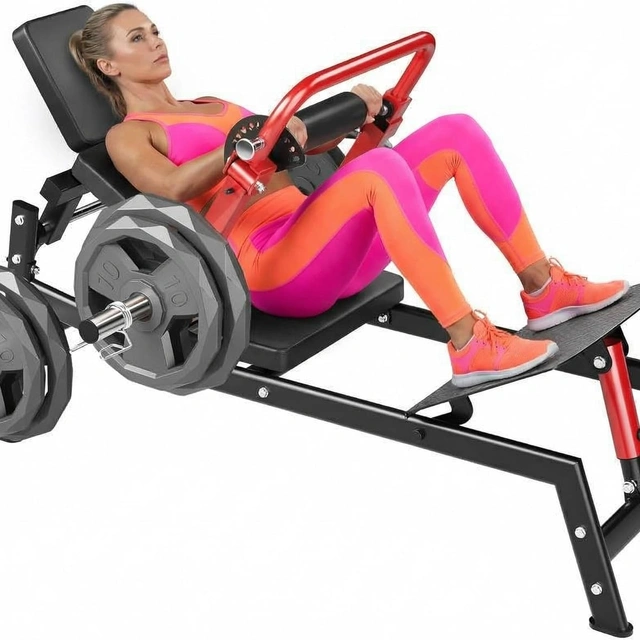 Click to view Hip Thrust Machine Heavy Duty Glute Bridge Workout Equipment