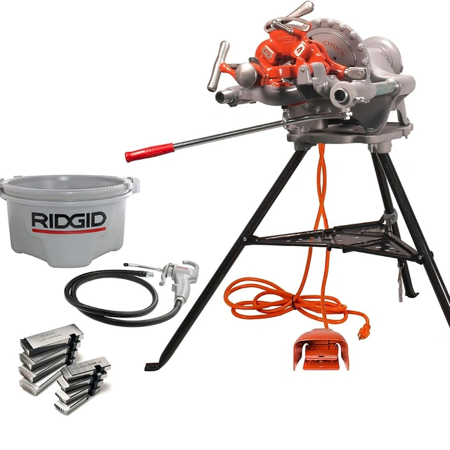 Click to view Reconditioned RIDGID 300 Pipe Threading Machine and Accessories