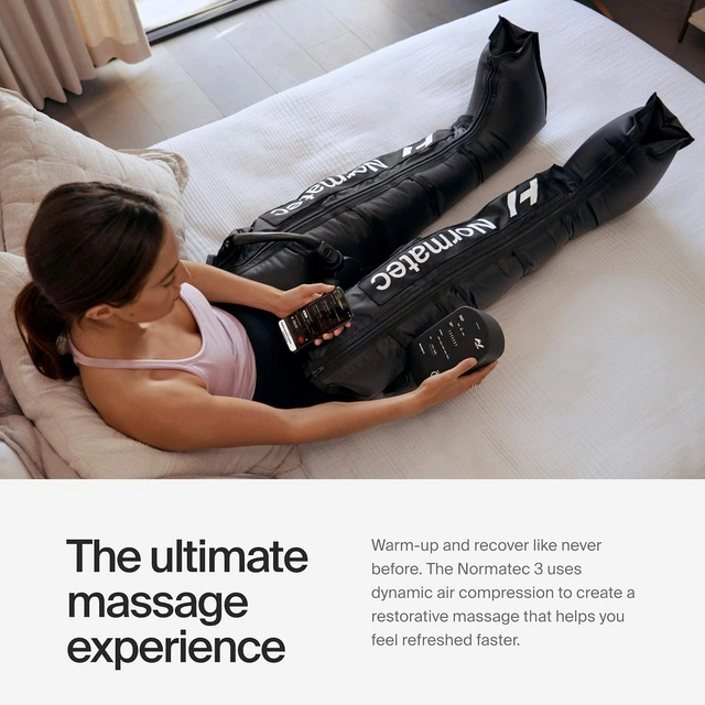 Click to view ## Hyperice Normatec 3 Legs Compression Boots Full Leg Recovery Size Standard