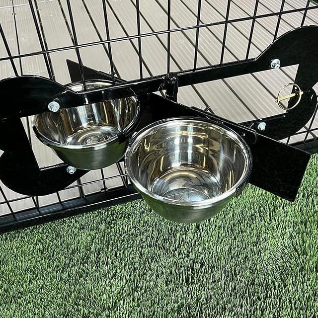 Click to view Pet Supplies Dog Bone Swivel Bowl System