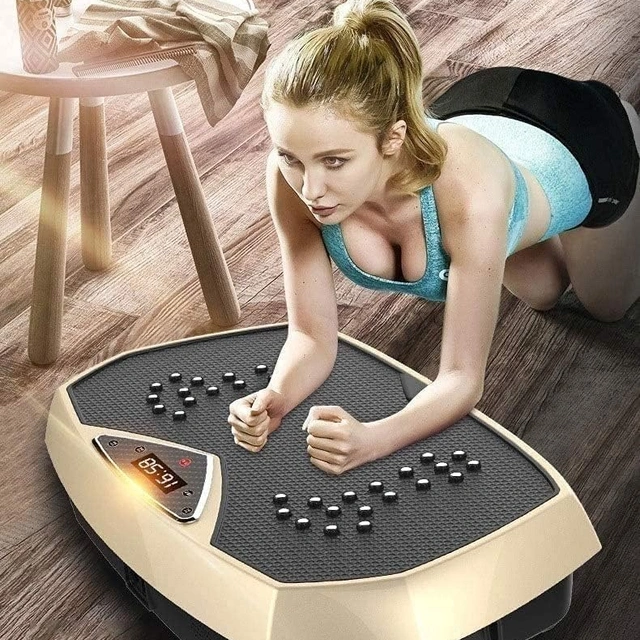 Click to view Vibration Plate Exercise Machine for Whole Body Workout with Remote