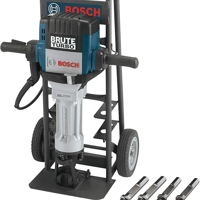 Click to view Bosch BH2770VCD 120-Volt 1-1/8 Hex Breaker Hammer Brute Turbo Deluxe Kit