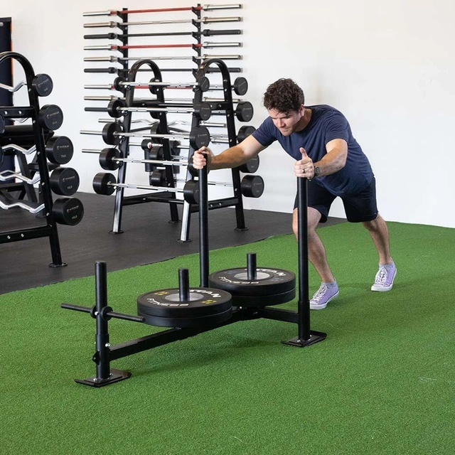 Click to view Titan Fitness High-Low Push Pull Drag Sled for Speed Training and Agility