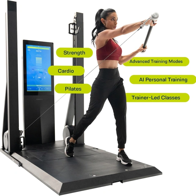 Click to view OxeFit XS1 Flow Smart Home Gym – All-in-One Strength and Cardio Machine