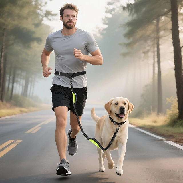 Click to view ## ITNAST Hands-Free Dog Leash for Medium and Large Dogs