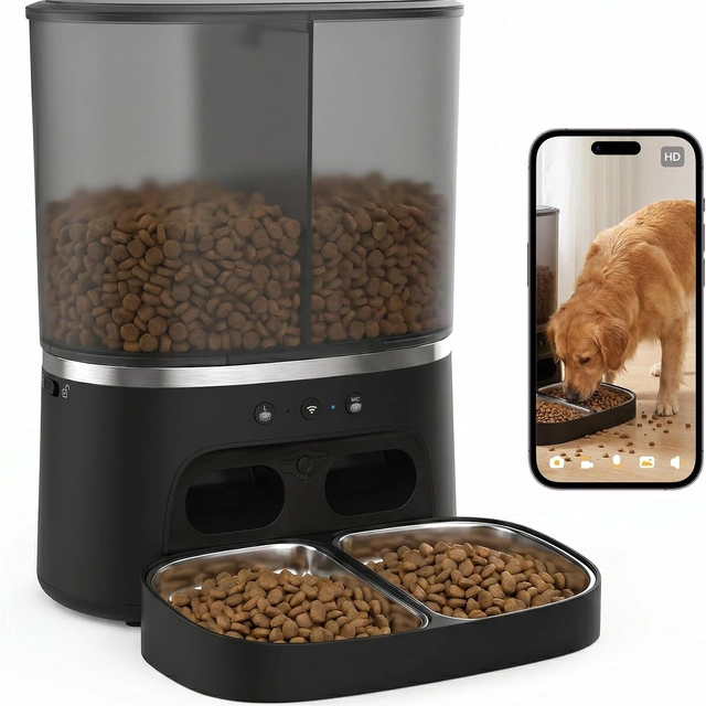 Click to view Automatic Cat Feeder with Camera and App Control