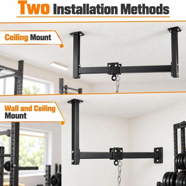Click to view Heavy Bag Hanger Wall Ceiling Mount with Roller System for Boxing and MMA Training