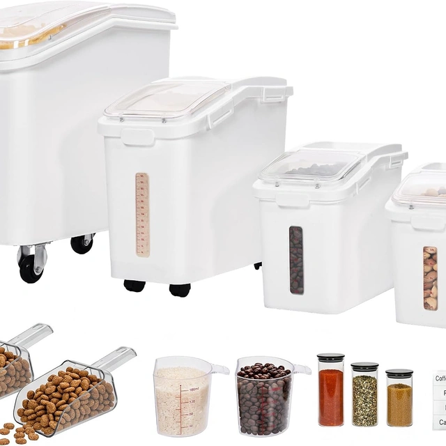 Click to view YITAHOME 4-Piece Food Storage Container and Ingredient Storage Bins