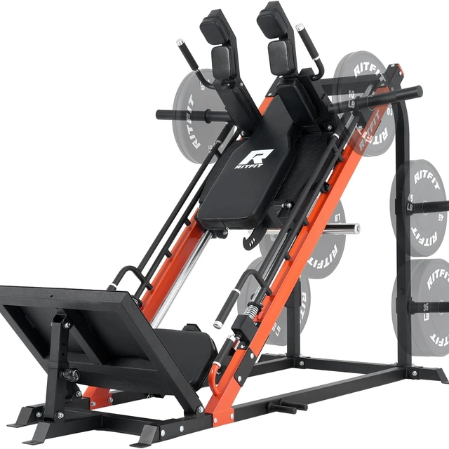 Click to view RitFit 3-in-1 Leg Press Hack Squat Machine for Home Gym