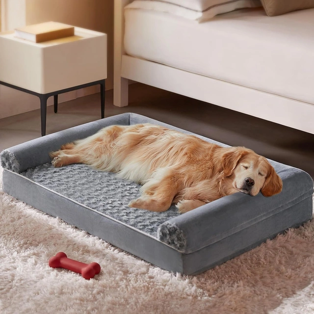 Click to view ## BFPETHOME Orthopedic Washable Large Dog Bed for Senior Dogs
