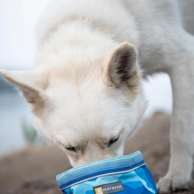 Click to view Ruffwear Quencher Collapsible Dog Bowl Coastal Mountains Medium