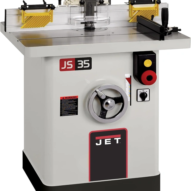 Click to view JET 5-HP Spindle Shaper 230V 1Ph Power Milling Machine