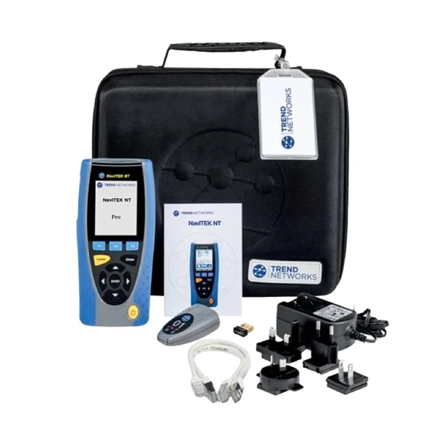 Click to view TREND Networks Navitek NT Pro Touchscreen Copper and Fiber Network Tester