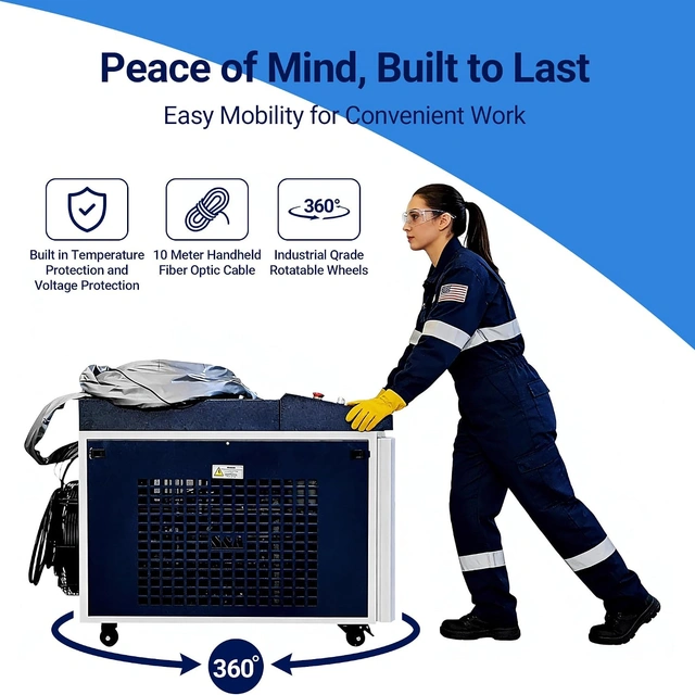Click to view Tax Inclusive 2000W Handheld Laser Welder for Stainless Steel and Aluminum