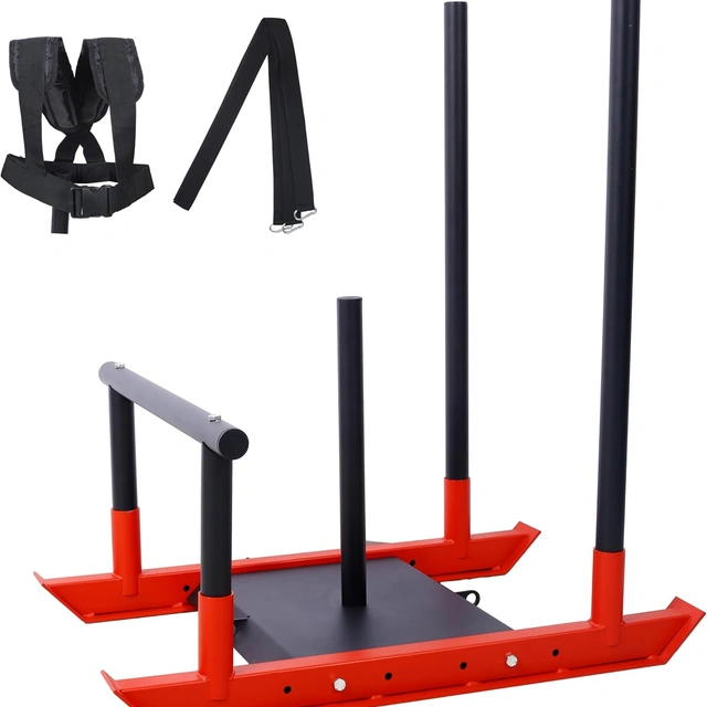Click to view Meguronana Steel Weight Training Sled for Push Pull Workouts