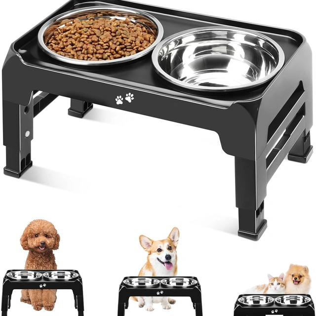 Click to view COMESOON Elevated Dog Bowls for Small and Medium Dogs