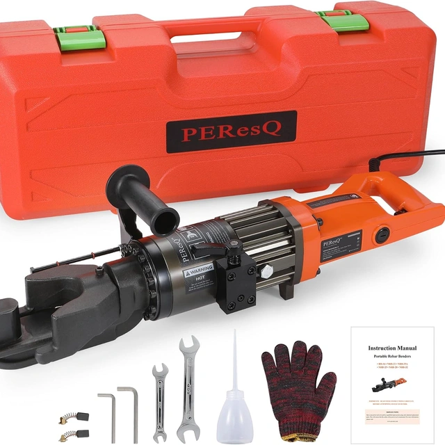 Click to view PEResQ Electric Rebar Bender 5/8 Inch Hydraulic Portable Bending Machine