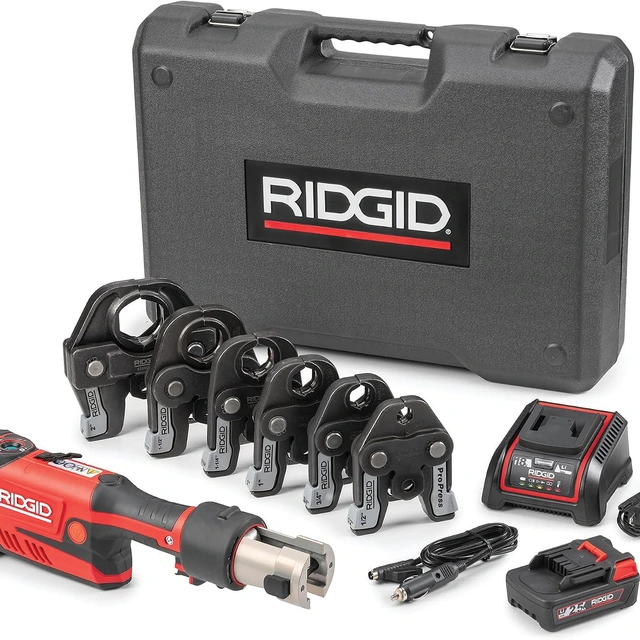 Click to view RIDGID 67178 Model RP 351 ProPress Standard Press Tool Kit with Battery and Case