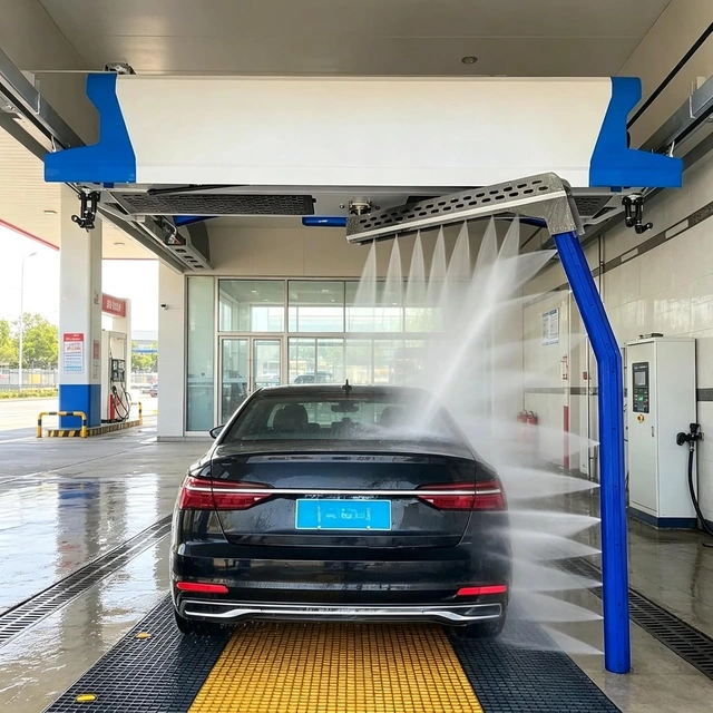 Click to view Commercial-Grade 360 Touchless Car Wash Machine Self-Service Car Wash System