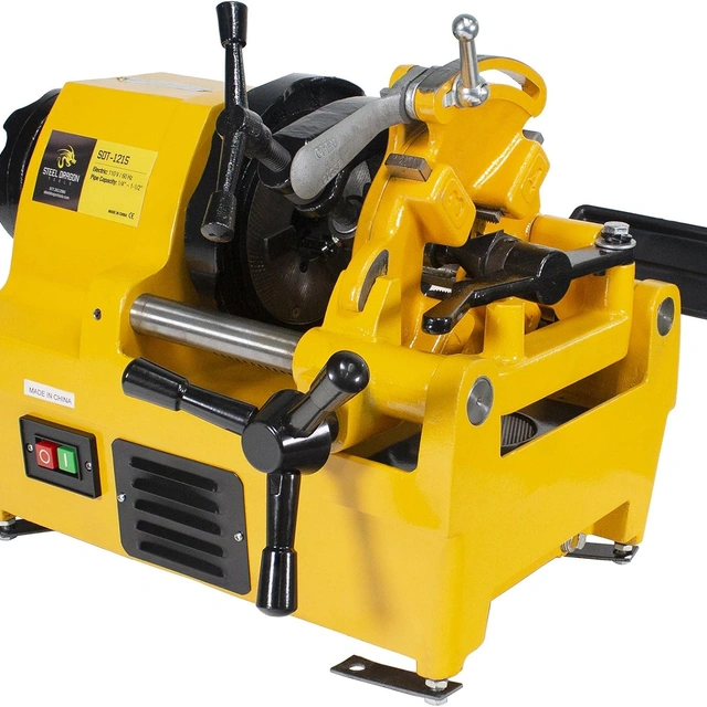 Click to view Steel Dragon Tools 1215 Power Pipe Threader with Self Oiling Die Head