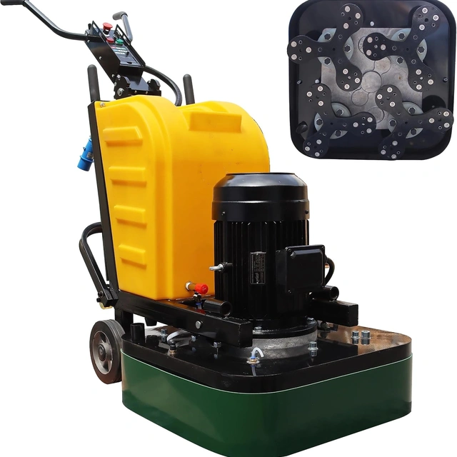 Click to view TECHTONGDA Electric Concrete Floor Grinder Polishing Machine with 12 Discs 25-inch Width