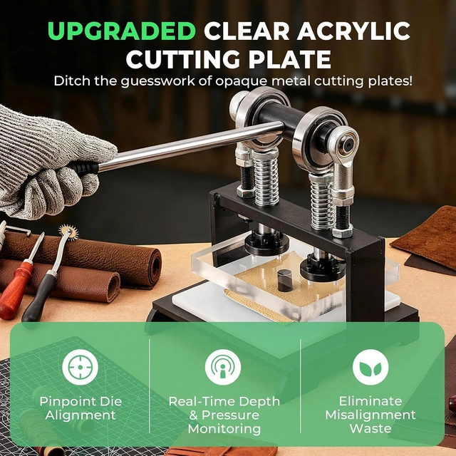 Click to view Flyrivergo Acrylic Visual Leather Cutting Machine