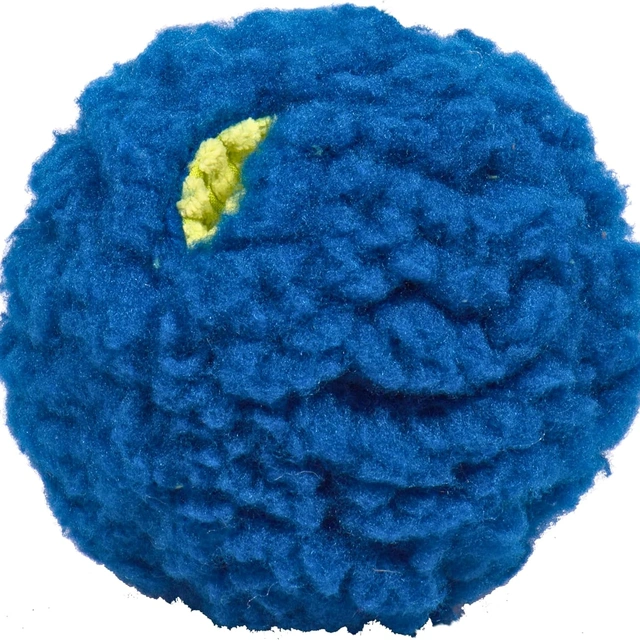 Click to view HuggleSnuffles HuggleFleece Treat Dispensing Ball for Dogs