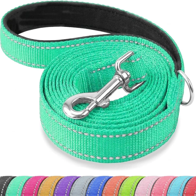 Click to view ## LIEVUIKEN Reflective Dog Leash with Padded Handle for Medium Large Dogs