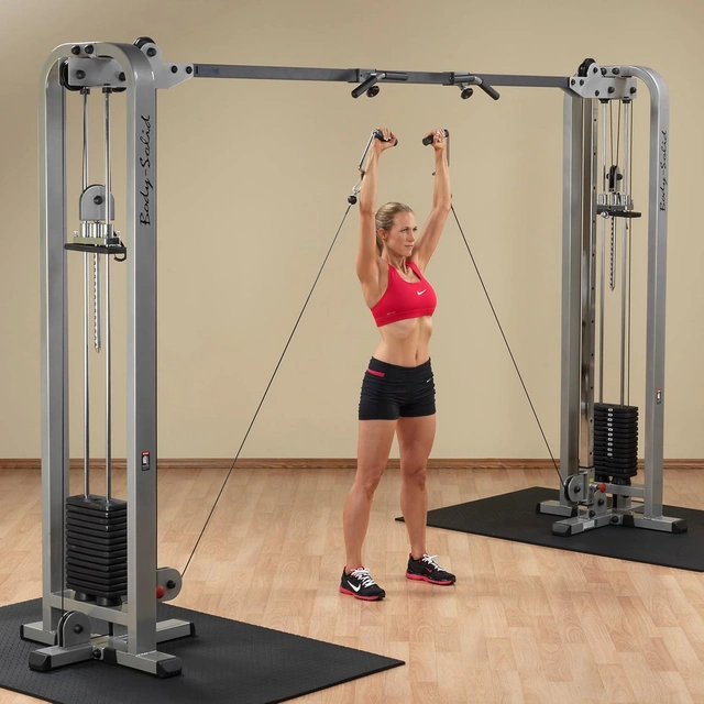 Click to view Body-Solid Pro Clubline Cable Crossover Exercise Machine for Home and Commercial Gyms