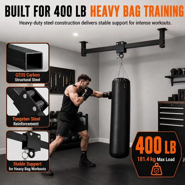 Click to view TEXOTZAN Heavy Bag Hanger with Roller System for Boxing and MMA