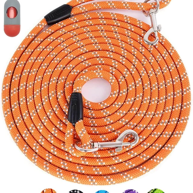 Click to view ## Lanwandeng Long Dog Leash for Training, Reflective Tie Out, 10–100FT