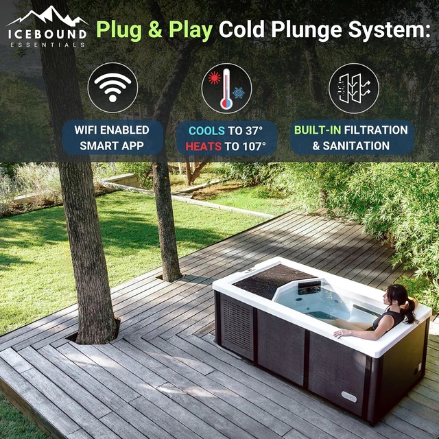 Click to view Ultimate Ice Bath for Athletes with Chiller and Hot Tub